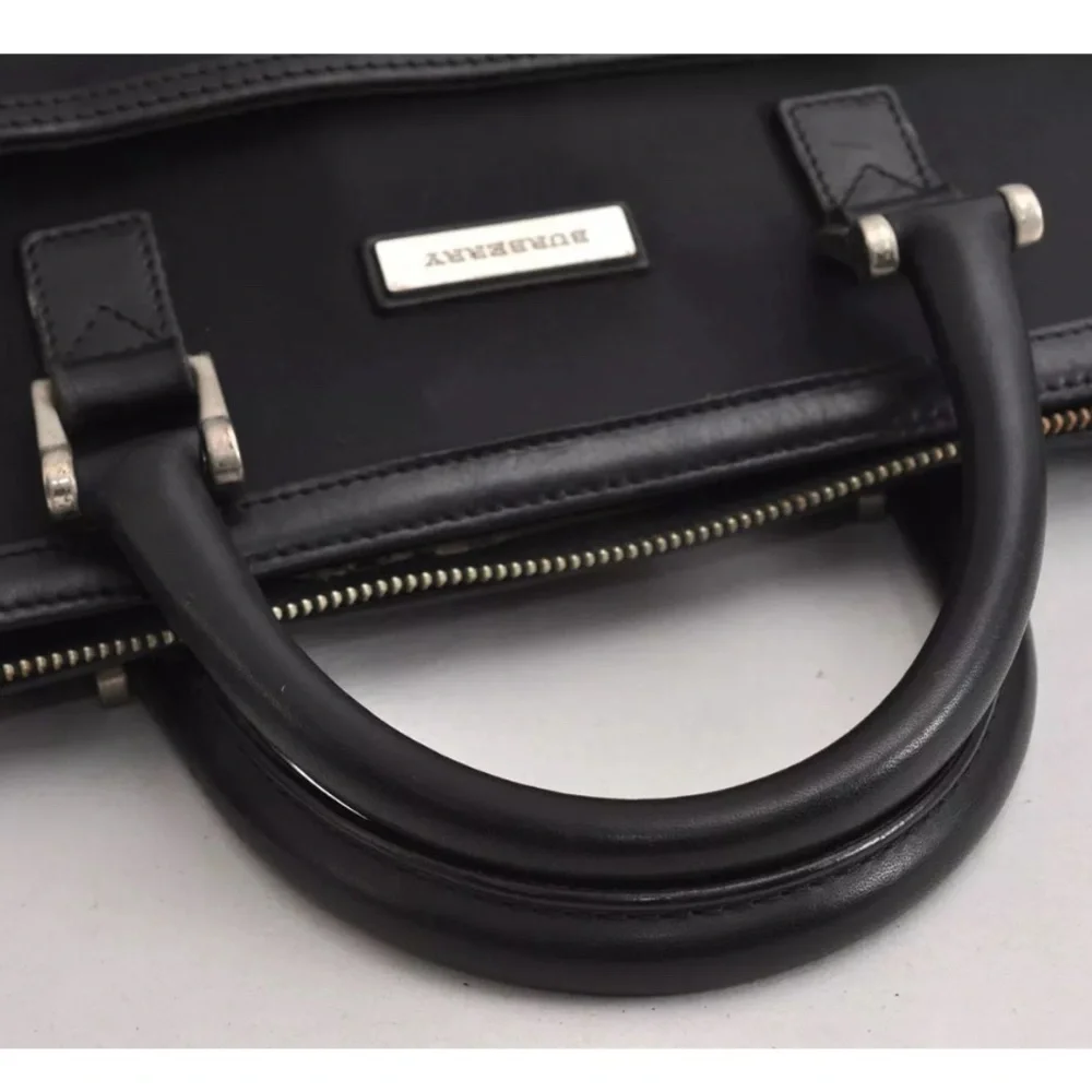 BURBERRY Authentic Nylon 2Way Business Briefcase with COA- Preowned
